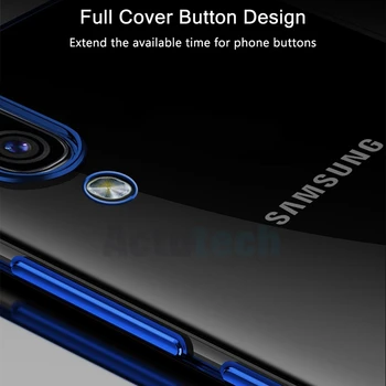 Case for Samsung Galaxy A60 A80 A90 A20E 2019 S10 5G S8 S9 Plus J4 J6 Premjero J8 S10E Skaidrios TPU Silikono Padengti Telefonas Atvejų