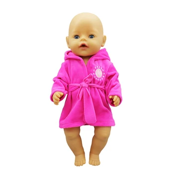 Chalatas Kostiumas Tinka gimęs kūdikis 43cm Lėlės Priedai 17inch baby Doll