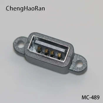 ChengHaoRan 2VNT/daug atspari Vandeniui USB 2.0 įkrovimo duomenų uodega plug-in, USB vidinė sąsaja Uosto Jungties Kištukas Jack Lizdas