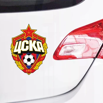 CK2714#14*19cm Maskvos CSKA juokinga automobilio lipdukas spalvingas lipdukas spausdinimo pvc automobilį auto lipdukai automobilio buferio lango automobilių papuošimai