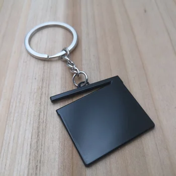Clapperboard keychain raktų žiedas kūrybos key chain raktų pakabukas aukštos kokybės portachiavi chaveiro llaveros maišelį, žavesio
