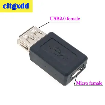 Cltgxdd Micro Mini V3 Adapteris USB 2.0 Moterų ir Vyrų Micro OTG Maitinimo Prievadas 90 Laipsnių Dešiniuoju Kampu, USB OTG Adapteriai