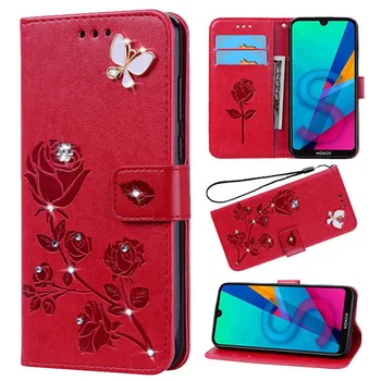 Coque Gėlių, Rožių Odos Atveju Huawei Honor 6A 5A Žaisti 5X 6X P10 Selfie Lite Mėgautis 5 5s 6 6s 7 Plius 7S Silikono Minkštas Viršelis