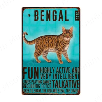 Crazy Cat Lady, Čia Gyvena Retro Apnašas Juoda Katė, Metalo Alavo Ženklai Baras, Kavinė Namų Sienų Dekoras Bengalijos Derliaus Metalo Meno Plakatas N359