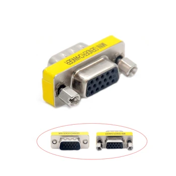 DB15 VGA Jungtis, Mini Lyčių Keitiklis Adapteris 15 Pin Bendras Nuoseklųjį Prievadą M/M M/M M/F Skaičiuoklė