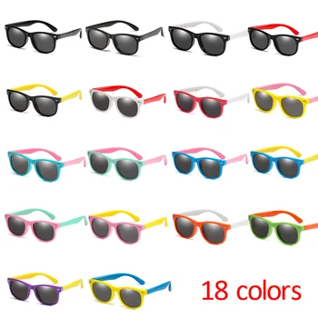 DesolDelos Vaikų Poliarizuoti Akiniai nuo saulės TR90 Kūdikių Klasikinis Akinius Vaikams nuo Saulės akiniai, berniukų, mergaičių UV400 akiniai nuo saulės Oculos D322