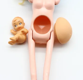 Didelis Pilvas Childing 29cm Lėlės Mergaitėms Žaisti Namuose Žaislas Nėštumo su reborn Baby Turėti Kūdikį Savo Pilvuką Nekilnojamojo Nėščia Motina