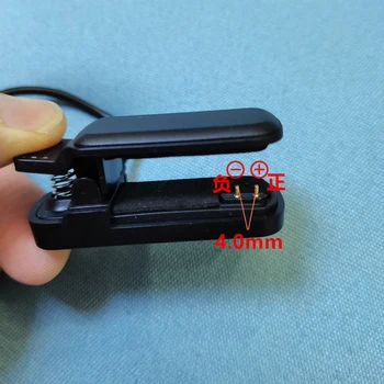 Didelis įrašo tipas įkrovimo įrašą tinka 2-pin 3mm-4mm Smart Žiūrėti Rankogaliai elektroninio prietaiso atsarginę kopiją USB įkrovimo kabelis