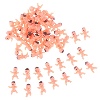 Didmeninė 10/20Pcs 1inch mini plastikinių kūdikių vaikai Dekoro Priedai Pyragas papuošalai Baby Shower Ice Cube Žaidimai
