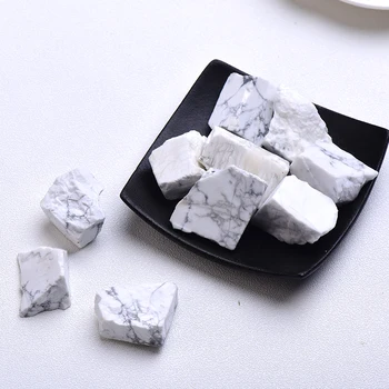 Didmeninė Natūralus Baltas Turkis Kvarco Mineralų Pavyzdys Netaisyklingos Formos Grubus Roko Akmens Reiki Healing Namų Puošybai 1PC