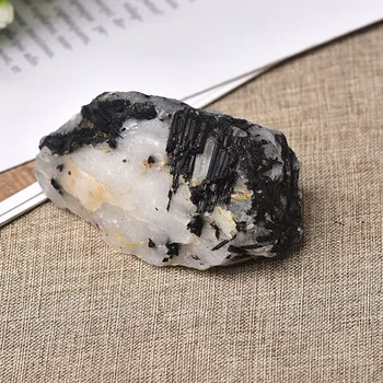 Didmeninė Natūralus Juodas Turmalinas Kristalų Grubus Originalus Mineralinių Pavyzdys Namų Puošybai Raw Kvarco Kristalai Crystal Dovana