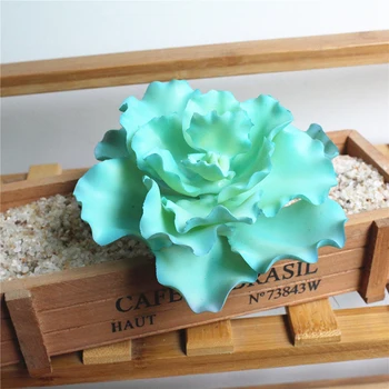 Dirbtinis Sultingi Augalų, Namų Puošybai Žaliai Mėlyną Plastikinį Dirbtiniais Kaktusas Succulents Modeliavimas Padirbtų Augalų Biuro Apdailos
