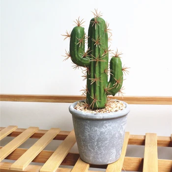 Dirbtinės Plastikinės Kaktusas Succulents Dygliuotas Kriaušių Vazoninių Augalų nr. Puodą Ekologiškas Modeliavimo Home Office 