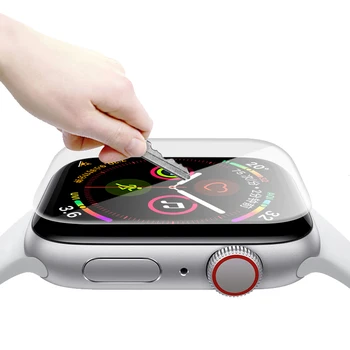 Dirželis apple watch band 42mm 38mm iwatch 5 juostos 44mm 40mm 10D HD Screen protector, filmas žiūrėti priedus 