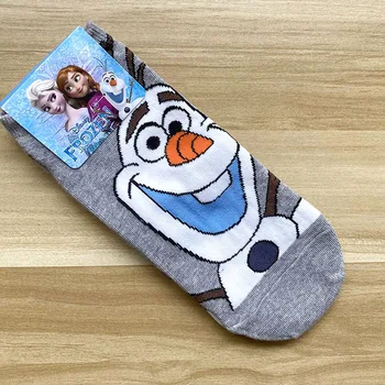 Disney 1 vnt ponios kojinės animacinių filmų spausdinti lėlės Mickey/Minnie/Goofy/Daisi medvilnės kojinės mielas mielas spalvų medvilnės kojinės