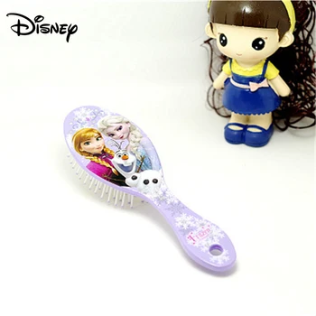 Disney Elsa Anna Princesė Oro Pagalvės Šukos Užšaldyti Merginos Šukos Vaikų, Kūdikių Animacinių filmų Anti-static Šukos
