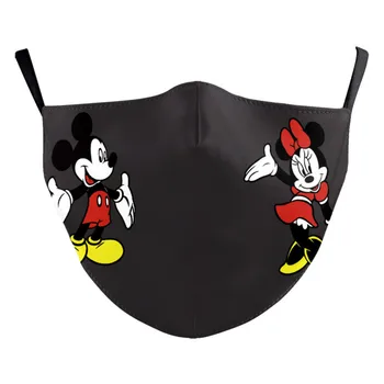 Disney Mickey Mouse Suaugusiųjų Stabdžių Veido Occluder Daugkartinio naudojimo Kvėpuojantis Apsaugos Animacinių filmų Skaičius KD2.5 Nagų Dangteliais Skalbti Suaugusiems