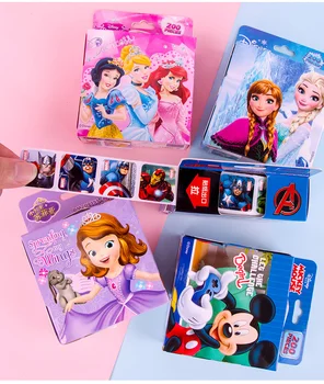 Disney Mickey Užšaldyti Elsa Anna Nuimamas Lipdukas Princesė Scrapbooking Už Dekoro Kompiuterio Notepad Animacinis Žaislas, Lipdukai 200pcs