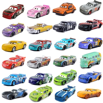 Disney Pixar Cars 2 3 Žaibas McQueen Mater Jackson Audra Ramirez 1:55 Diecast Transporto Priemonės Raudona No. 48 Automobilio Derinys Vaikams Dovanos