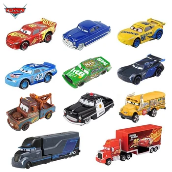 Disney Pixar Cars 2 3 Žaibas McQueen Mater Jackson Audra Mack Dėdė Sunkvežimių 1:55 Diecast Automobilių Žaislo Modelis Vaikams Kalėdų Dovanos