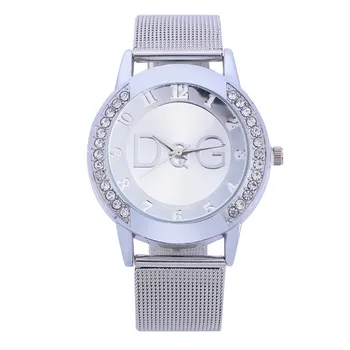 DQG Prabangos Prekės ženklo Moterų Laikrodžiai Relogio Feminino Ponios Šveitimas Diržo Žiūrėti Paviršiaus Star Mėnulis korėjos Mados Atsitiktinis Moterų Žiūrėti