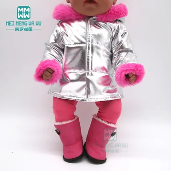 Drabužių lėlės tinka 43cm baby žaislas naujas gimęs lėlės ir 45cm Amerikos lėlės Šiltas, paltai ir kostiumai.