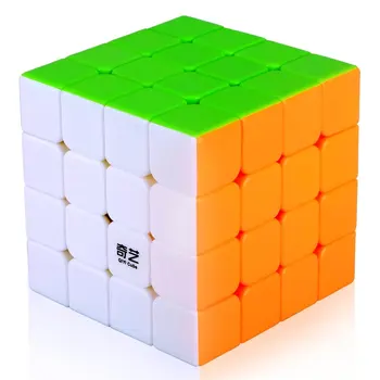 Droxma Naujas QiYi Qi Juanių S 4x4 Magijos Kubo Galvosūkį Greitis Kubo Žaislai Magic Cube Stickerless 4x4x4 Dėlionės