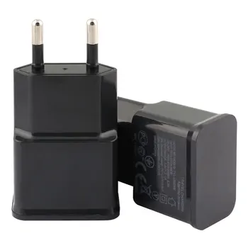 Dual USB Įkroviklis 2A Kelionės ES Kištukas Adapteris nešiojamas Sienos kroviklis Mobiliojo Telefono USB kabeliu, Skirta 