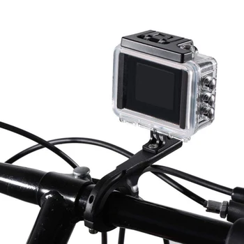 Dviračio Vairo Kalno Dviračiu, Motociklu CNC Aliuminio Laikiklis GoPro Hero 9 8 7 6 5 4 Yi 4K Eken Sjcam Veiksmų Fotoaparato Priedų