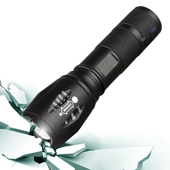 Dviračio šviesos 8000LM XM-L2 U3 T6 Q5 Galingas atsparus Vandeniui Taktinis LED Žibintuvėlis Nešiojamas Žibintuvėlis šviesos Lanternas 18650 / AAA baterijos