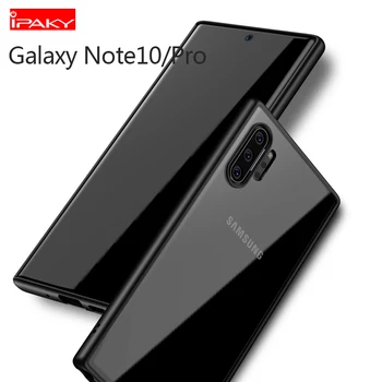 Dėl Samsung Note 10 Atveju IPAKY 10 Pastaba Plus Atveju Skaidrios TPU Akrilo Hibridas atsparus smūgiams Samsung Galaxy Note 10 Atveju