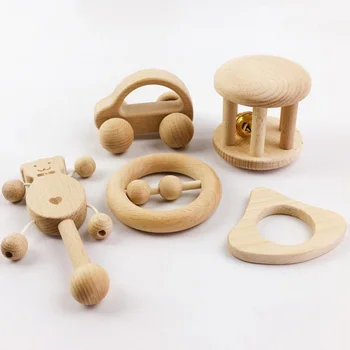 Dėlionės, Žaislų, Intelektinės Vaikų Montessori Žaislai Slaugos Mediniai Teether Mediniai Kūdikių Barškučių Įdomus ir Įdomių Žaislų