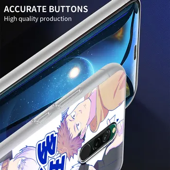 Džiudžiutsu Kaisen Anime Silikoninis Telefono dėklas, Skirtas Xiaomi Redmi Pastaba 9S 8 8T 9 Pro 7 9A 9C 8A 7A 6 6A Minkštos TPU Galinį Dangtelį Coque Fundas