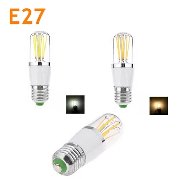 E14 E27 B22 Pritemdomi LED, Kaitinamosios Lemputės, Kukurūzų Formos 3W 4W 6W Namų Šviestuvo Lempos 110V, 220V, 12V Pakeisti 30W-60W Kaitrinę