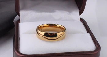 Eengrave Užsakymą Pavadinimas Signet Žiedas Logotipą, Šviesa versija aukso spalvos vestuviniai žiedai moterims Blizgus 316l Nerūdijančio Plieno žiedas vyrams