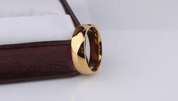 Eengrave Užsakymą Pavadinimas Signet Žiedas Logotipą, Šviesa versija aukso spalvos vestuviniai žiedai moterims Blizgus 316l Nerūdijančio Plieno žiedas vyrams