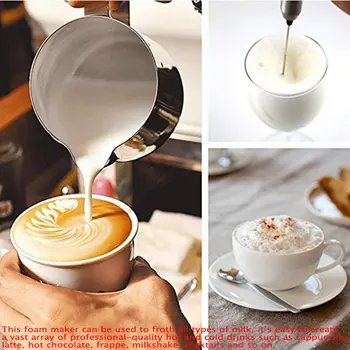Elektrinis Pieno Putų Automatinė Nešiojamoji Putos, Montažinės Kiaušinių Latte, Cappuccino Karšto Šokolado Matti Namų Virtuvėje Kavos Įrankis
