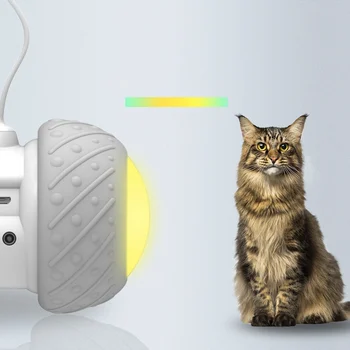 Elektroninių Naminių Kačių Žaislas Pažangus Automatinis LED Varantys Įkrovimo Flash Geležinkelių Spalvinga Šviesos Cat Stick Jutikliai Kliūtis