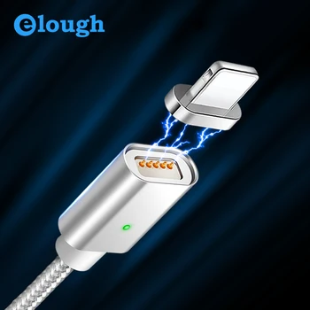 Elough E04 Magnetinio Laidas iPhone Kabelis XS X 7 5 6 Plius 