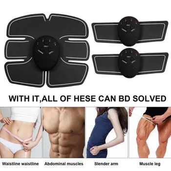 EMS belaidžio raumenų stimuliacija treneris smart pratimas pilvo mokymas elektros svorio kūno svorio massager unisex