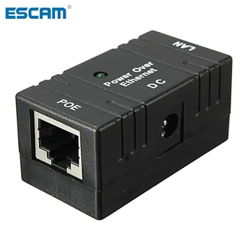 ESCAM 10M/100Mbp Passive POE Power Over Ethernet RJ-45 Purkštuvas Splitter Wall Mount Adapteris, Skirtas VAIZDO ir IP Tinklo Kameros