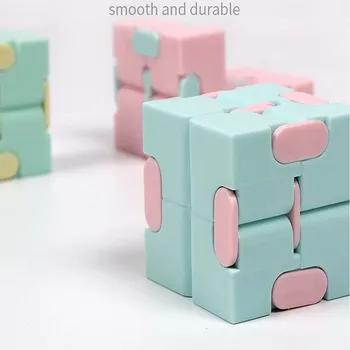 Figet žaislai popit Antistress Vaikų Rankose Išskleisti Nešiojamų Lengvas Magic Square кубик рубика figet kubo cuborubik