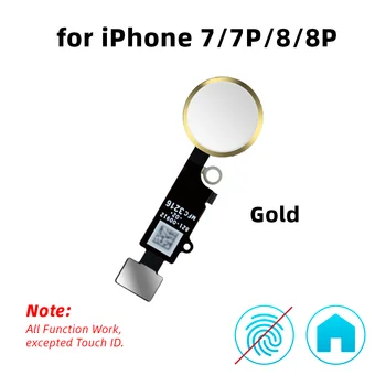 FIXBULL Universalus Home Mygtuką Asamblėjos Flex Cable For iPhone 7 8 Plius 7Plus 8Plus Su Grąžinimo Funkcija Ne Touch ID pirštų Atspaudų
