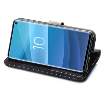 Flip Cover Piniginės, Odiniai Telefono Dėklas Samsung Galaxy A50 A10 A20 A30 A40 A70 A80 S10 S10e S8 S9 Plus S7 S6 Krašto Pastaba 10 9 8