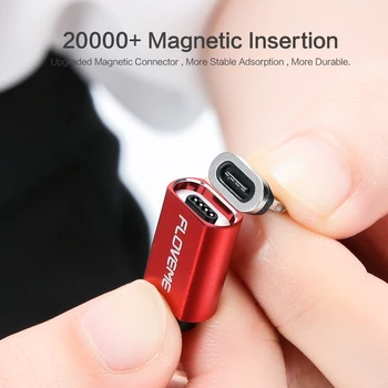 FLOVEME 3A(Max) Magnetinio Greito Įkrovimo Kabelis USB C Tipo 