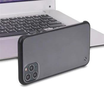 Frameless Matinis Sunku VNT Plastikinis Telefono dėklas, Skirtas XiaoMi PocoPhone POCO X3 NFC M3 M2 F2 Pro X2 Ultra Plonas Apsaugos Galinį Dangtelį