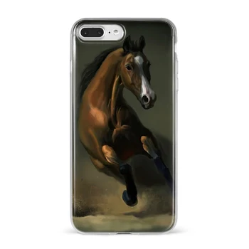 Frederikas Didysis grožis arklių Soft Shell Telefono Viršelis Skirtas Apple iPhone 8 7 6 6S Plus X XS MAX SE XR 11 12 Mini Pro Fundas Dangtis