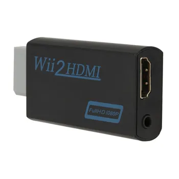 Full HD 1080P WII Į HDMI Konverteris WII HDMI Wii 2 HDMI Konverteris 3.5 mm Audio PC HDTV Ekranas Wii Į HDMI Adapteris