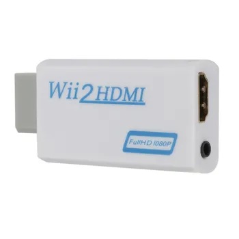 Full HD 1080P WII Į HDMI Konverteris WII HDMI Wii 2 HDMI Konverteris 3.5 mm Audio PC HDTV Ekranas Wii Į HDMI Adapteris