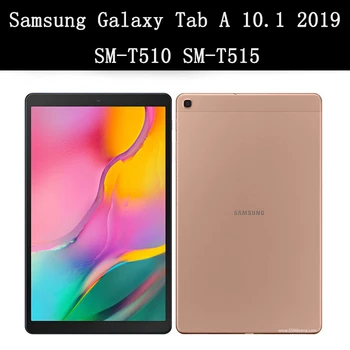 Funda Samsung Galaxy Tab 10.1 10 2019 SM-T510 SM-T515 T510 magnetinis stendas atveju oda flip cover tablet atveju smart cover